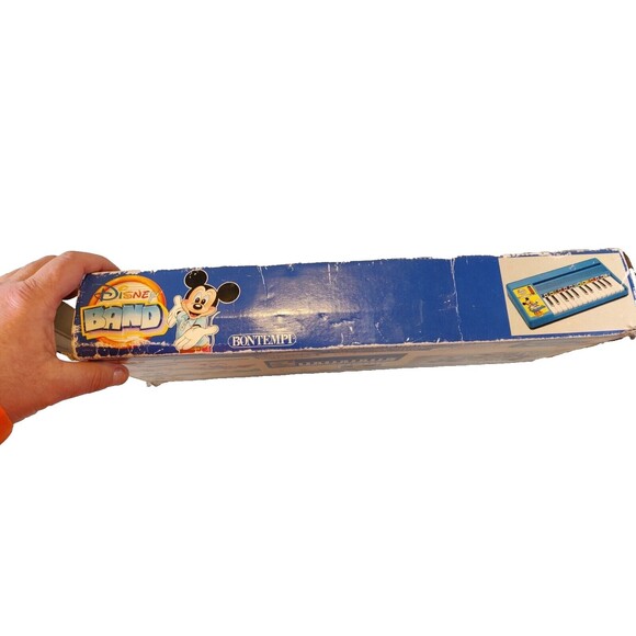 VTG DISNEY BAND MICKEY MOUSE REED ORGAN 7 NOTE BONTEMPI MADE ITALY 80s Keybaord - Picture 5 of 16